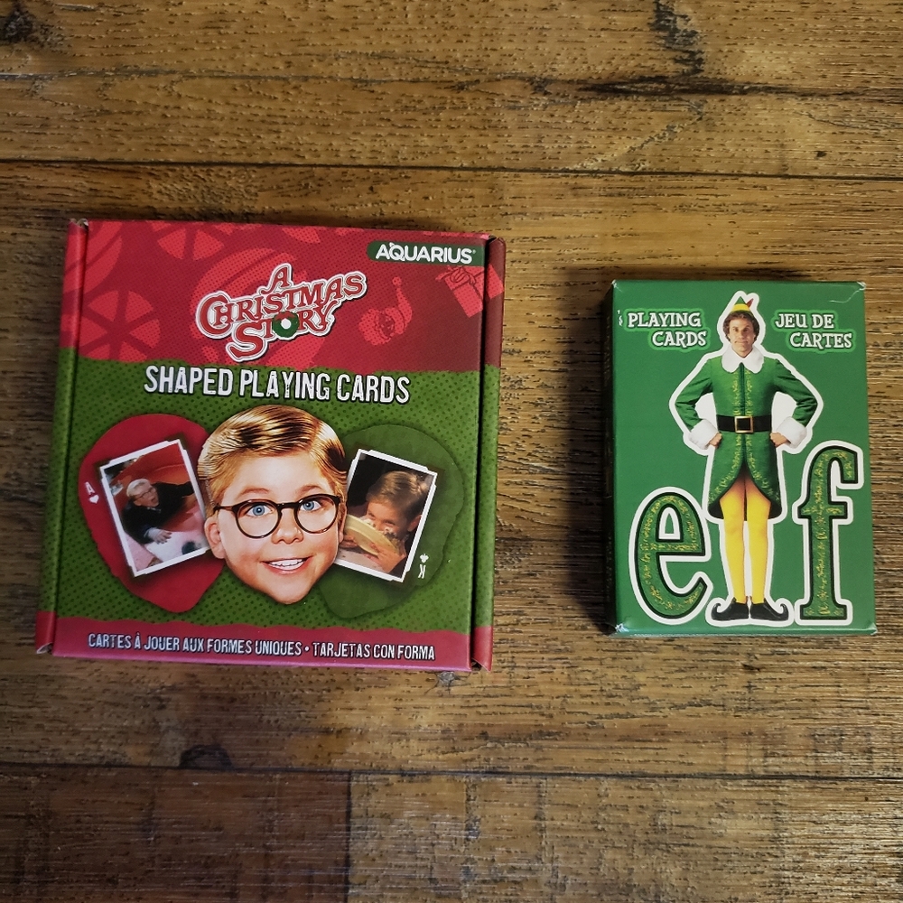 A Christmas Story and Elf Playing Cards